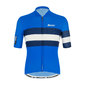 Santini Sleek Bengal Eco Fietsshirt Korte Mouwen Blauw Heren