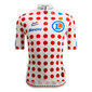 Santini Relica Tour De France GPM Leader Fietsshirt Korte Mouwen Bollen Heren