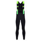 Santini Command Fietsbroek Lang met Zeem Zwart/Fluo Groen Heren