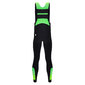Santini Command Fietsbroek Lang met Zeem Zwart/Fluo Groen Heren