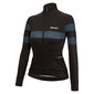 Santini Coral Bengal Thermal Fietsshirt Lange Mouwen Zwart/Grijs Dames