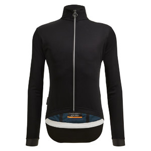 Santini Vega Multi Hood Fietsjack Zwart Heren