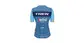 Santini Team Trek Segafredo 2023 Fietsshirt Korte Mouwen Blauw Dames