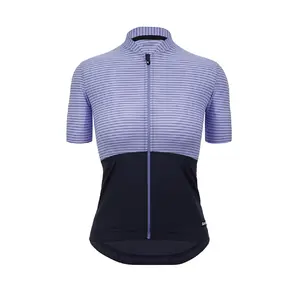 Santini Colore Riga Fietsshirt Korte Mouwen Paars/Donkerpaars Dames