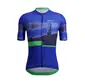 Santini Mirage Fietsshirt Korte Mouwen Donkerblauw Heren