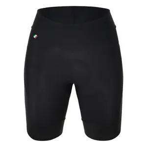 Santini Omnia Fietsbroek Kort Zonder Bretels Zwart/Zwart Dames