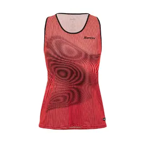 Santini Vortex Fietsshirt Zonder Mouwen Roze Dames