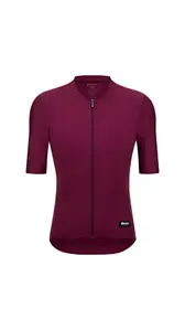 Santini RTR Fietsshirt Korte Mouwen Donkerrood