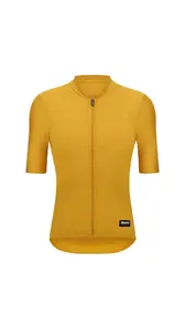 Santini RTR Fietsshirt Korte Mouwen Geel