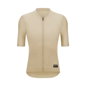 Santini Ready To Ride Fietsshirt Korte Mouwen Lichtbruin