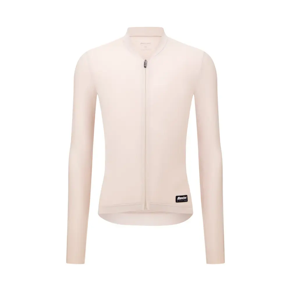 SANTINI Ready To Ride Fietsshirt Lange Mouwen Lichtbruin