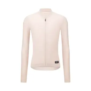 Santini Ready To Ride Fietsshirt Lange Mouwen Lichtbruin