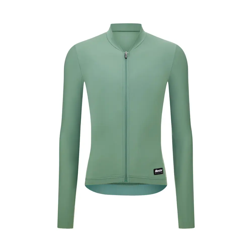 SANTINI Ready To Ride Fietsshirt Lange Mouwen Groen