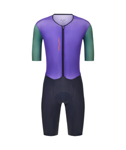 Santini Madss V5 Aerosuit Paars/Grijs Heren