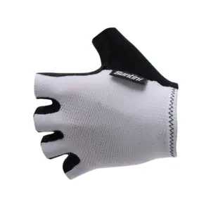 Santini Brisk Mesh Zomer Fietshandschoenen Wit