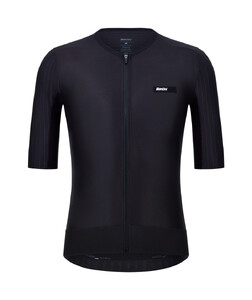Santini Aero Race CC Fietsshirt Korte Mouwen Zwart