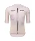 Santini REVERB Cycling Gravel Fietsshirt Korte Mouwen Beige/Paars Heren