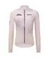 Santini REVERB Cycling Gravel Fietsshirt Lange Mouwen Beige/Paars Heren