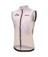 Santini REVERB Cycling Gravel Windvest Beige/Paars Heren