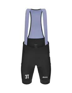 Santini REVERB Cycling Gravel Fietsbroek Kort Zwart Heren