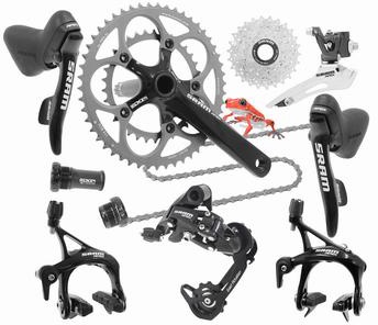 SRAM Apex 10-Speed Groepset Dubbel Zwart