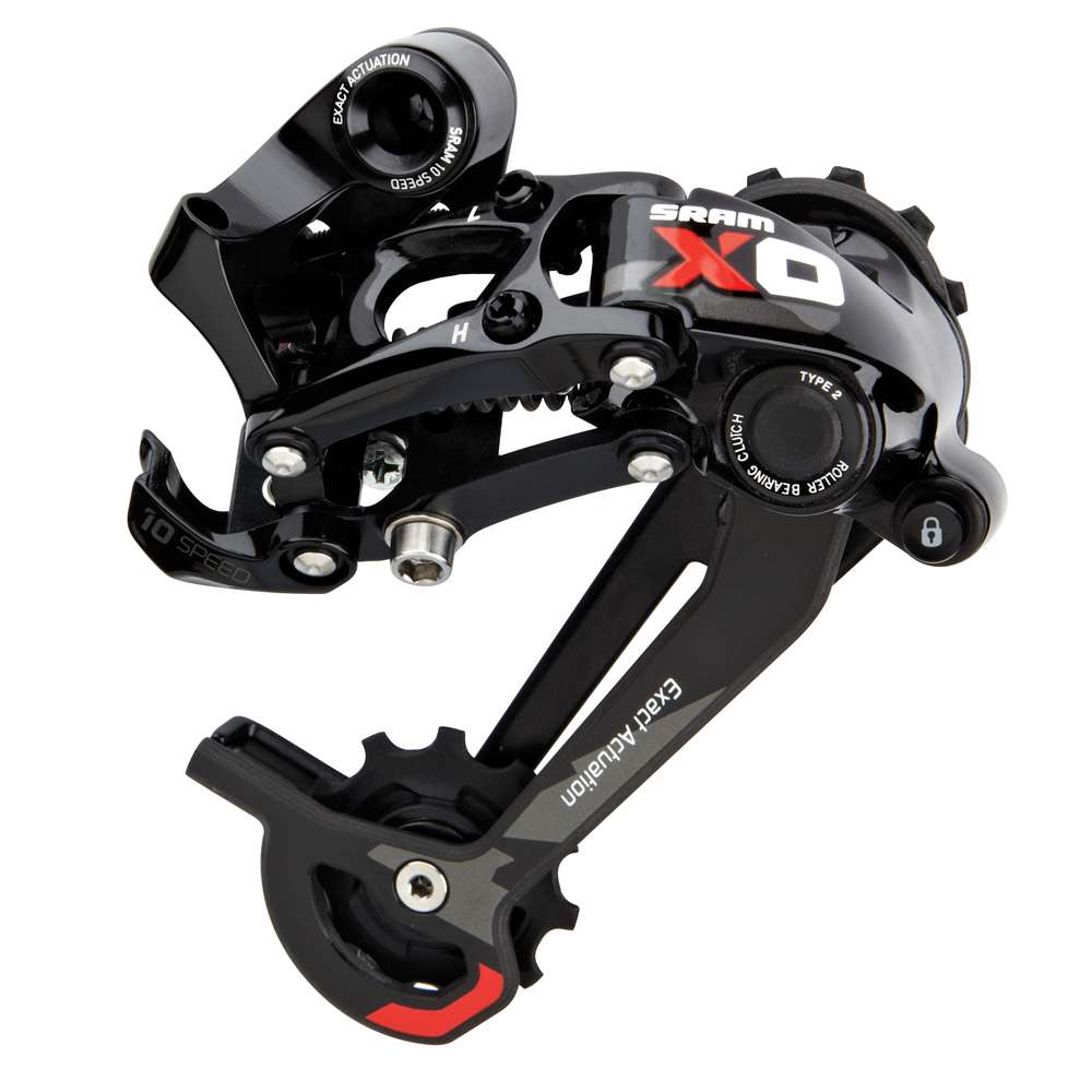 SRAM X0 Achterderailleur 10-Speed Red Type2