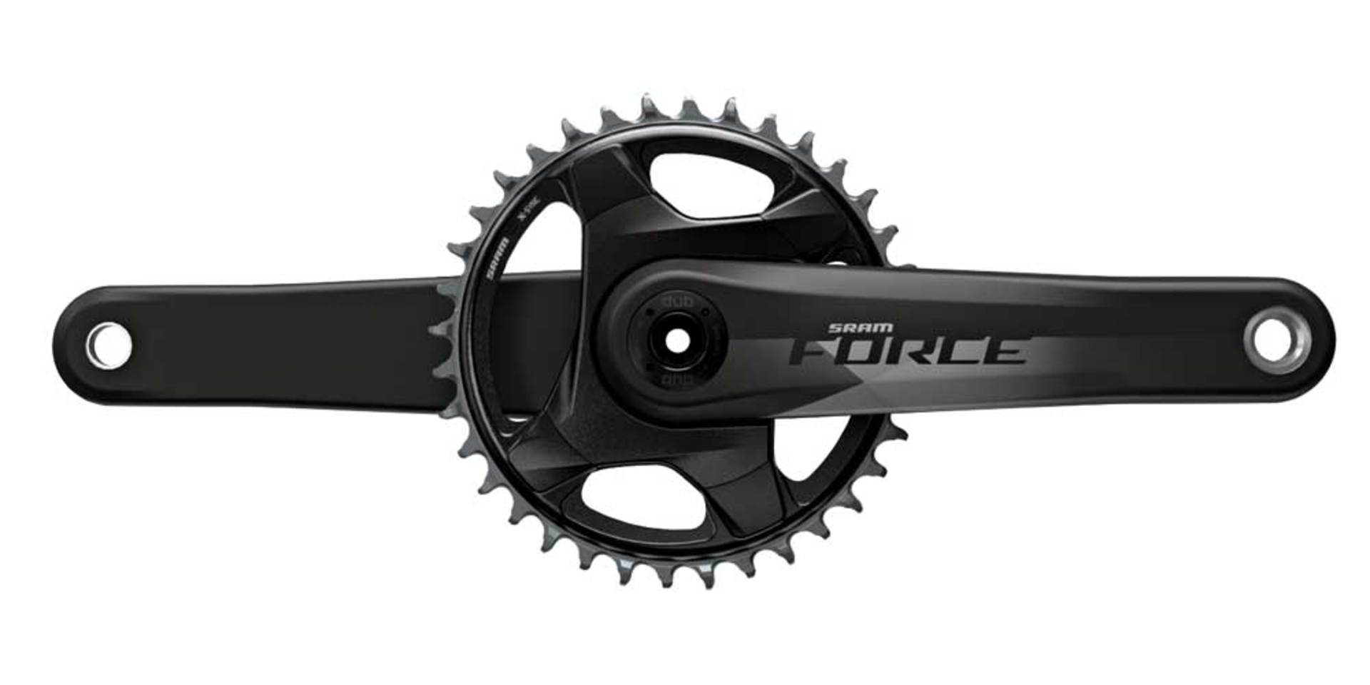 SRAM Force 1 DUB Carbon Crankset 12 Speed 40T Mat Zwart