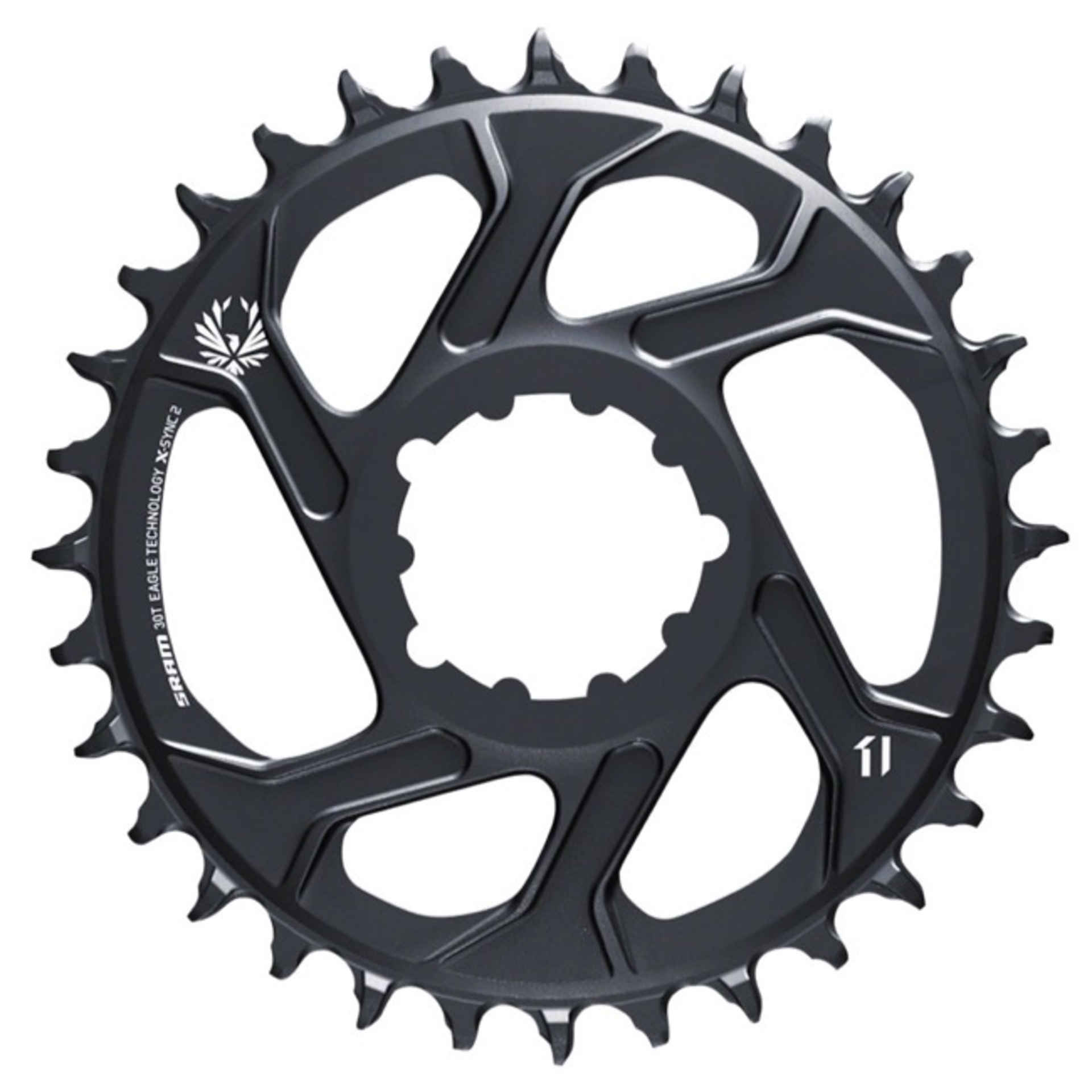 SRAM Eagle Direct Mount X-Sync -4mm Offset Kettingblad 12 Speed Lunar Grijs