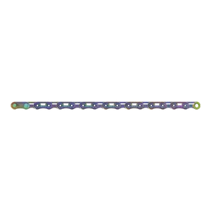 SRAM Red E1 HP Fietsketting Rainbow 12 Speed 126 schakels