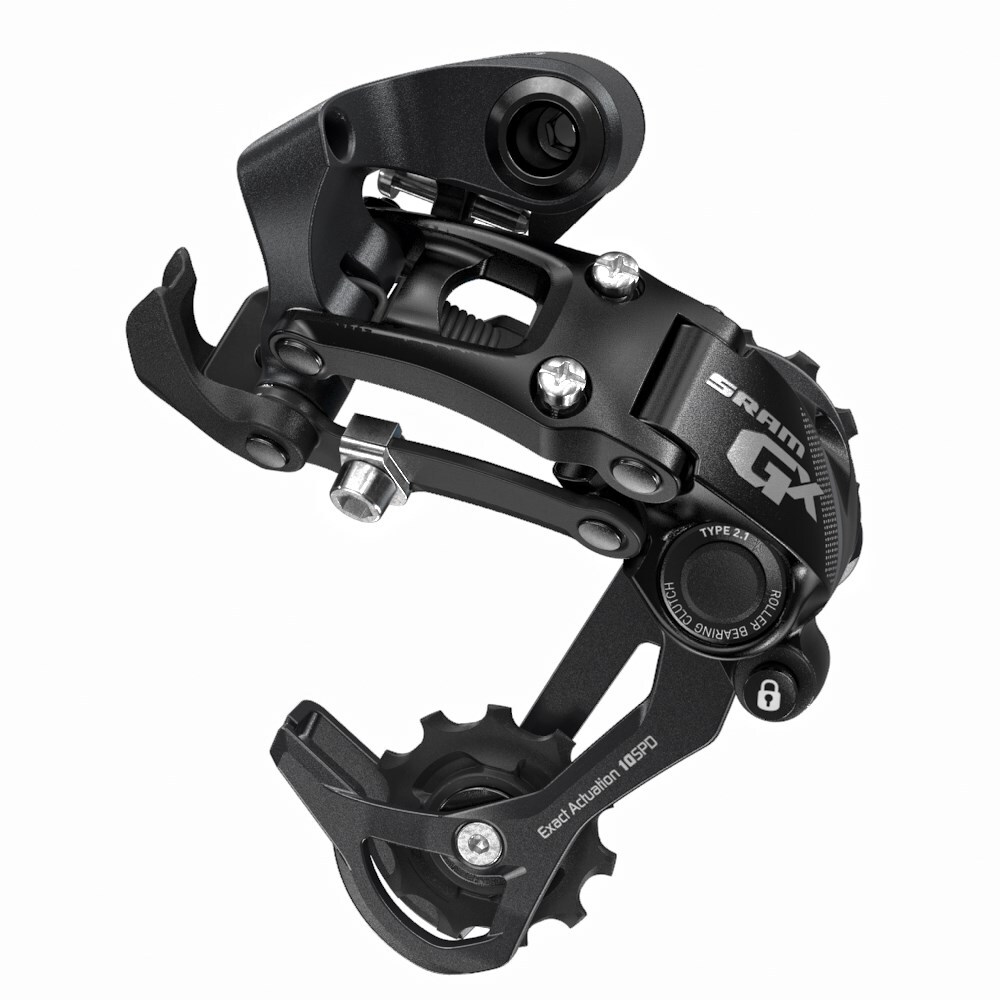 SRAM GX Short Achterderailleur 10 Speed Zwart