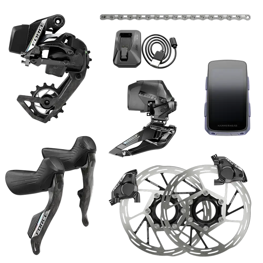 SRAM Force AXS 2X E1 Electr Hammerhead Race Groepset