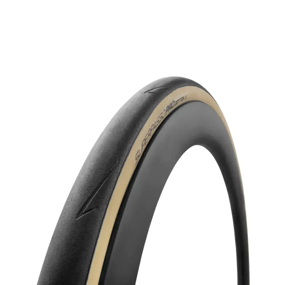 VREDESTEIN Superpasso PRO Cotton Racefiets Band Zwart/Wit