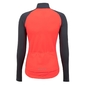 Pearl Izumi Attack Thermal Fietsshirt Lange Mouwen Fluo Rood/Donkerblauw Dames