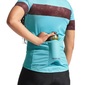 Pearl Izumi Attack Fietsshirt Korte Mouwen Blauw/Bruin Dames