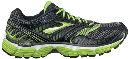 Brooks Glycerin 9 White/Black/Lime Heren Running Schoen