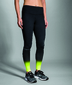 Brooks Greenlight Hardloopbroek Lang Zwart/Geel Dames