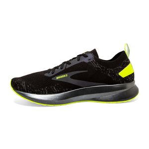 Brooks Levitate 4 Hardloopschoenen Zwart/Wit/Fluo Geel Dames