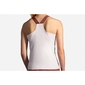 Brooks Pick-Up Tank Hardloopshirt Zonder Mouwen Beige/Rood Dames