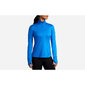 Brooks Dash 1/2 Zip Hardloopshirt Lange Mouwen Blauw Dames