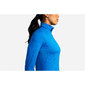 Brooks Dash 1/2 Zip Hardloopshirt Lange Mouwen Blauw Dames