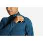 Brooks Dash 1/2 Zip Hardloopshirt Lange Mouwen Blauw Heren