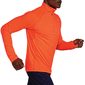 Brooks Dash 1/2 Zip Hardloopshirt Lange Mouwen Oranje Heren