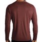 Brooks Atmosphere Hardloopshirt Lange Mouwen Donkerrood Heren