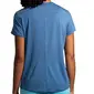 Brooks Distance Graphic Hardloopshirt Korte Mouwen Blauw Dames