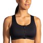 Brooks Dare Zip Run Bra 2.0 Sport Beha Zwart Dames