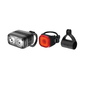 Knog Blinder Road 600 + Blinder Mini Square Twinpack Verlichtingsset Zwart