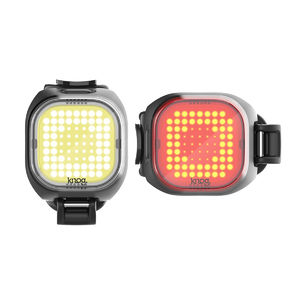 Knog Blinder Mini Twinpack Square Verlichtingsset Zwart