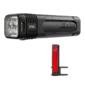 Knog Blinder Pro 600 + Plus Rear Twinpack Verlichtingsset Zwart
