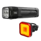 Knog Blinder Pro 600 + BlinderSquare Rear Twinpack Verlichtingsset Zwart