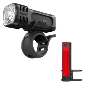 Knog Blinder 400 + Plus Verlichtingsset Zwart